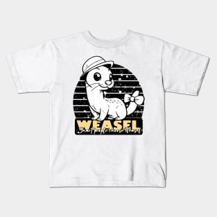 Weasel Geek Kids T-Shirt